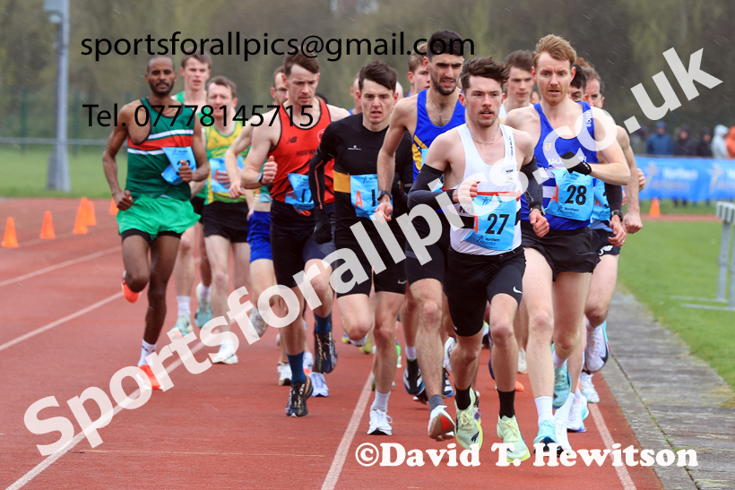 Senior Mens 12 Stage Road Relay, 2026 Northern Mens 12 and Womens 6 Stage Road Relays and Young Athletes 5k, Sheepmount Stadium, Carlisle. Photo: David T. Hewitson/Sports for All Pics